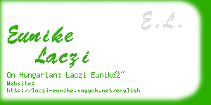 eunike laczi business card